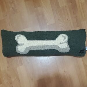 New Green Dog Bone Pillow